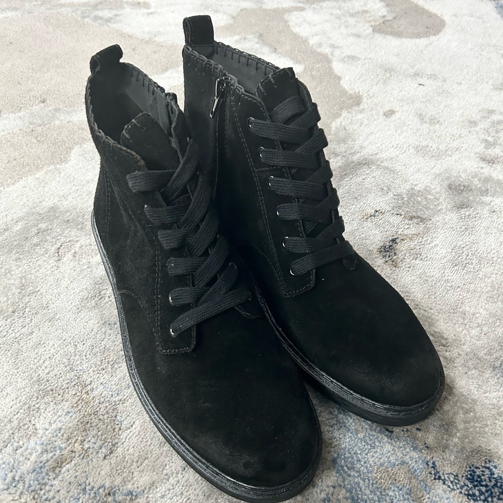 Zodiac - Paisle Womens Leather Lug Sole Combat & Lace-up Boots - Picture 2 of 7
